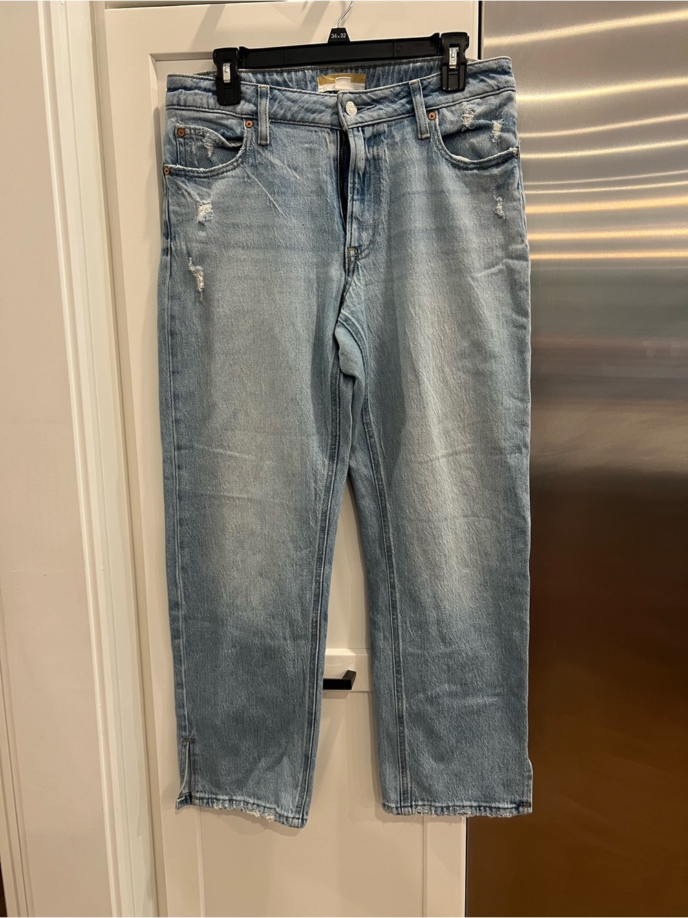 Maurices Goldie Blues Mid-Rise Legacy Straightleg Jeans, Medium Blue Wash, Sz 10 - Picture 2 of 9